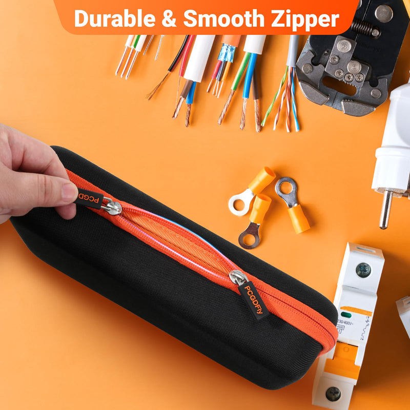 [Australia - AusPower] - PCGDFly Hard Carrying Storage Case for Klein Tools ET310 AC Circuit Breaker Finder & RT250 GFCI Receptacle Tester & 80041 Outlet Repair Tool Kit, Electrical Tools Storage Organizer Holder Bag 