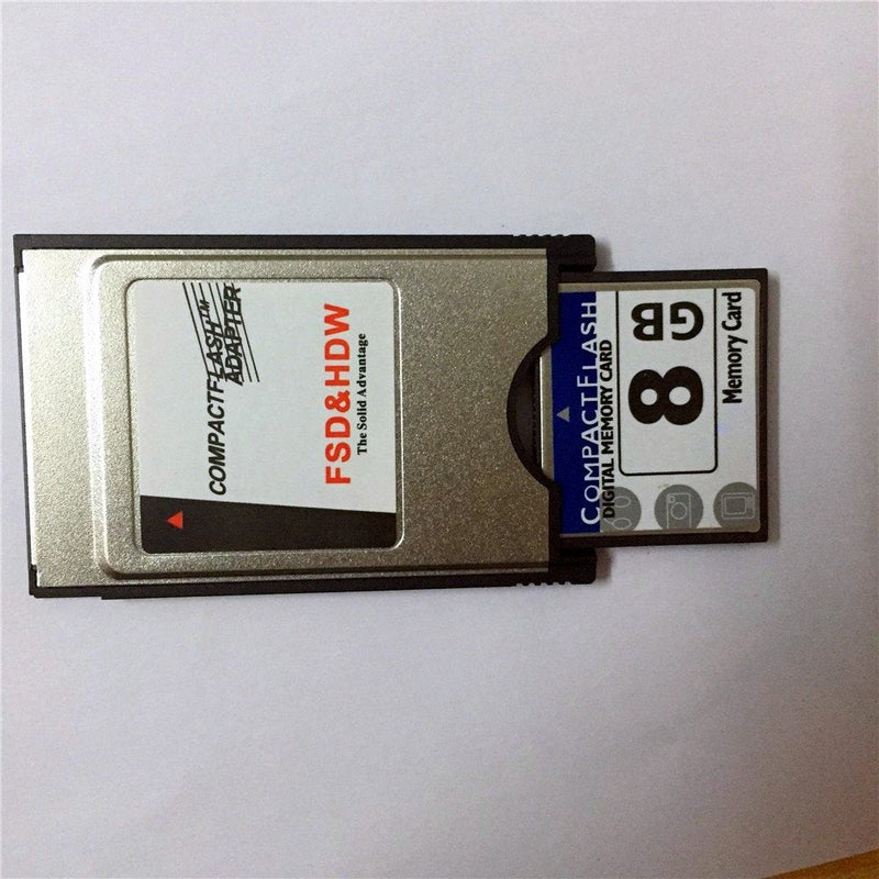 [Australia - AusPower] - New Compactflash Card to PC Card Adapter Notebook Laptop PCMCIA Compact Flash Memory Card Reader CNC 