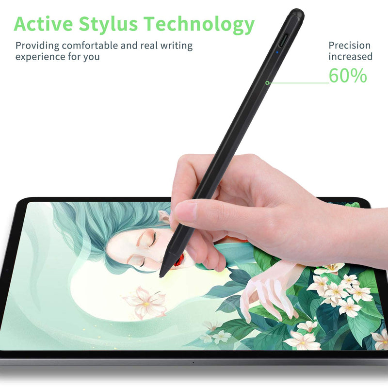 [Australia - AusPower] - Stylus Pen for Samsung Galaxy S20 Ultra, Active Capacitive Digital Pencil Compatible with Samsung Galaxy S20 Ultra Stylus,Good for Sketching and Note-Taking Pens with Type-C Rechargeable, Black 