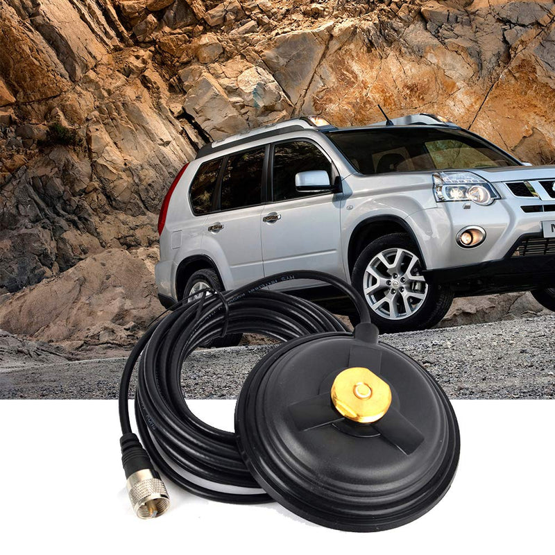 [Australia - AusPower] - UAYESOK 4.3inch NMO Magnetic Mount,14KG Suction Mobile Radio Antenna Base W/5M RG58 Coaxial Cable PL-259 Plug for Vehicle Truck NMO CB/HF/VHF/UHF Antenna 