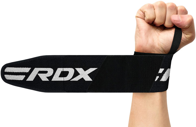 [Australia - AusPower] - RDX Weight Lifting Wrist Wraps Support, IPL USPA Approved, Elasticated 18” Cotton Straps, Thumb Loop Powerlifting Bodybuilding Fitness Strength Gym Training Workout, Gymnastics Calisthenics, Men Women Green Standard 