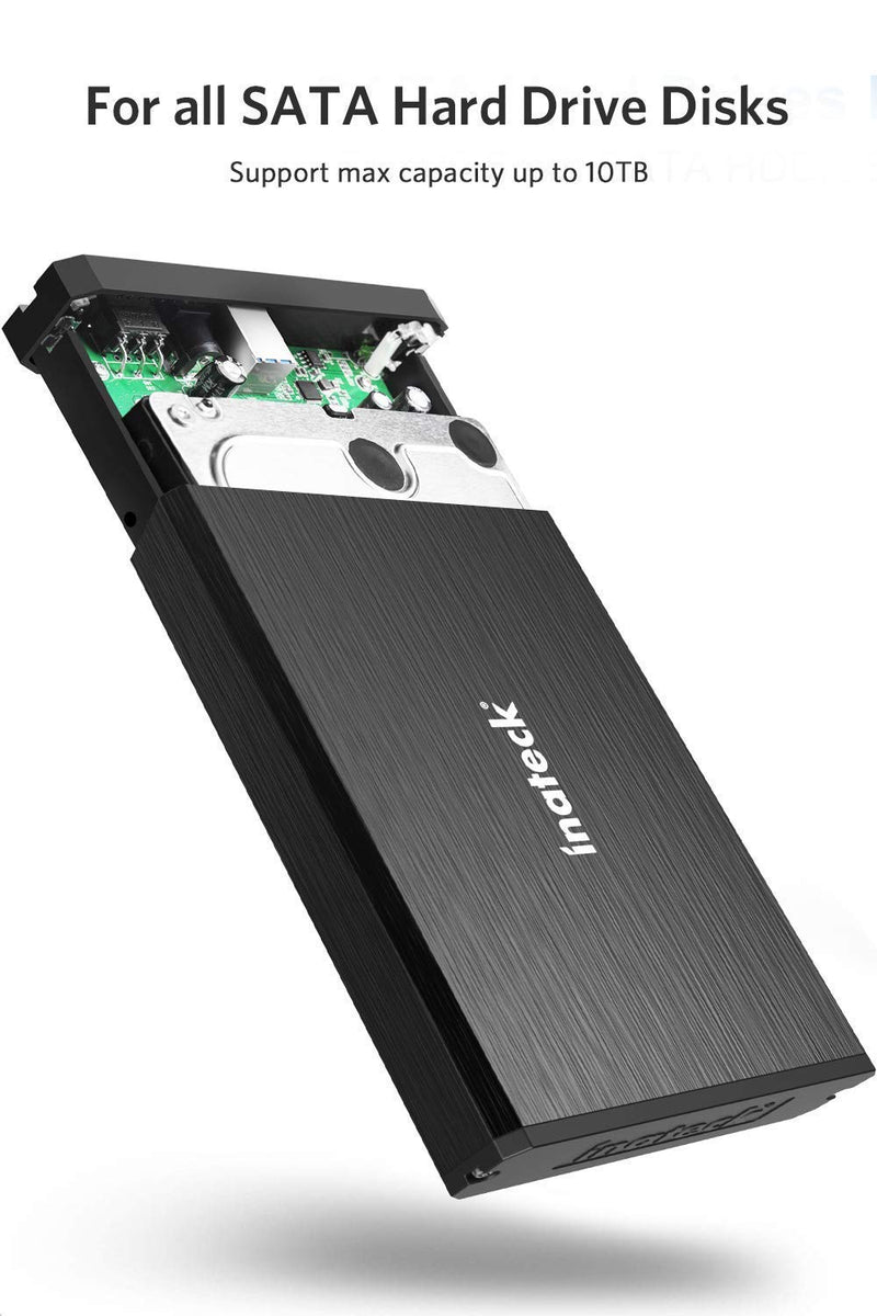 [Australia - AusPower] - Inateck 3.5 Hard Drive Enclosure, Aluminum USB 3.0 Sata HDD Enclosure, FE3001 