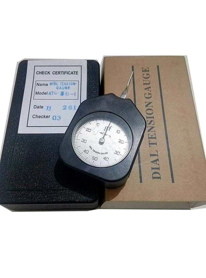 [Australia - AusPower] - VTSYIQI ATG-50-1 Dial Tension Gauge meter tester Tensionmeter Gram Force Meter Single Pointer 50G 