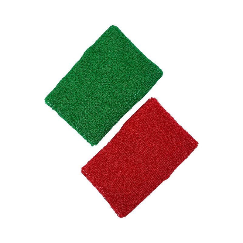 [Australia - AusPower] - Great Call Athletics | Premium Wrestling Wrist Bands | Professional Red & Green Set | Referee Official Coach | Tournament Dual Meet Folkstyle 