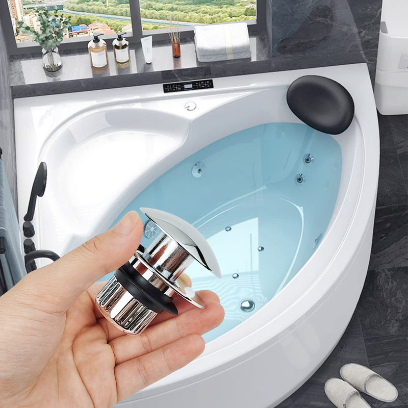 [Australia - AusPower] - LEKEYE Shower Drain Hair Catcher | Bathtub Stopper | Pop Up Bathroom Sink Stopper | Drain Plug with Filter Hair Catcher Shower Drain 