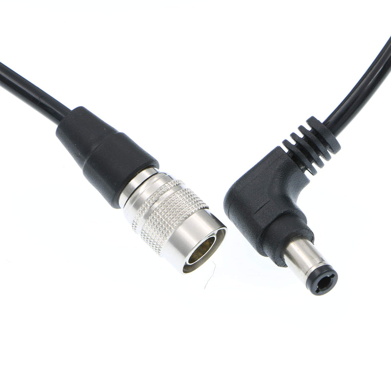[Australia - AusPower] - Alvin's Cables Hirose 4 Pin Male to DC Right Angle Coiled Power Cable for Sound Devices 633|644|688 Zoom F8 Blackmagic Cinema Camera 4K coiled cable straight 4 pin 