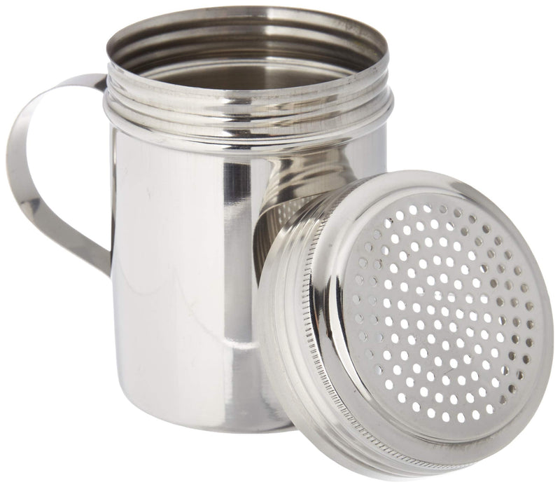 [Australia - AusPower] - Great Credentials Stainless Steel Versatile Dredge Shaker, Salt, Sugar, Shakers 10 Oz. Each Set of 2 With Handle 