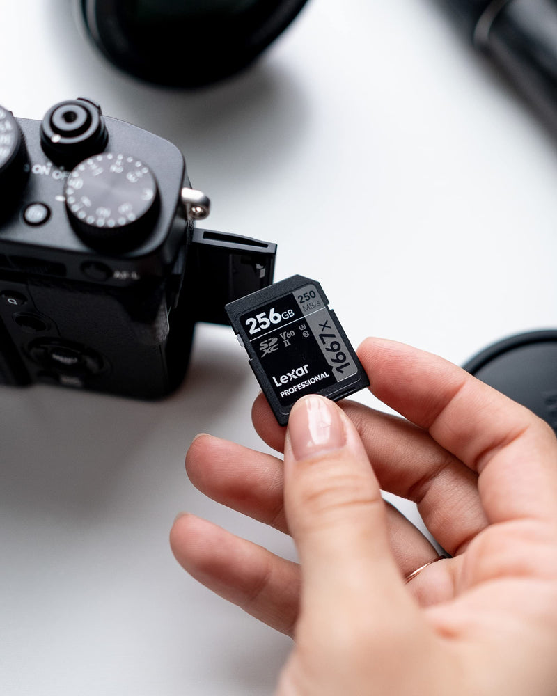 [Australia - AusPower] - Lexar Professional 1667x 128GB SDXC UHS-II Card, Up To 250MB/s Read, for Professional Photographer, Videographer, Enthusiast (LSD128CBNA1667) Single 