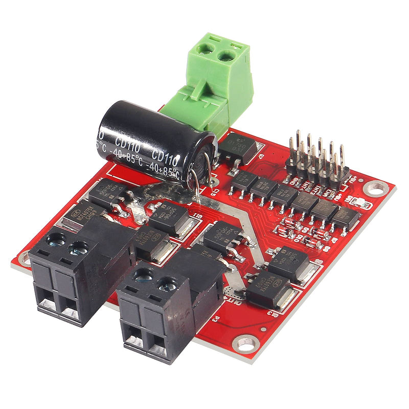 [Australia - AusPower] - UMLIFE1PCS L298 Dual H Bridge Motor Speed Controller DC 6.5V-27V 7A PWM Motor Regulator Board 12V 24V Electric Motor Control Module Industrial 160W with Optocoupler Isolation 