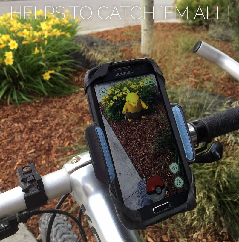[Australia - AusPower] - Bike & Motorcycle Phone Mount - for iPhone 12 Pro (11, SE, Xr, Plus/Max), Galaxy s21 or Any Cell Phone - Universal Handlebar Holder for ATV, Bicycle & Motorbike. +100 to Safeness & Comfort 