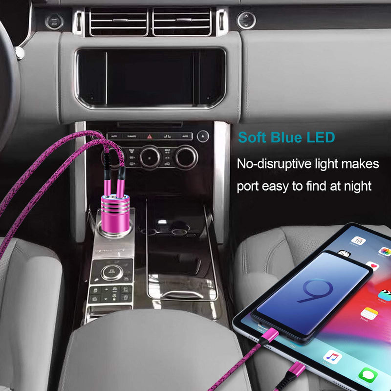 [Australia - AusPower] - USB C Fast Car Charger Compatible for iPhone 13 12 Pro Max/Mini,iPhone SE 2020/11/XS/XR/X/8,Samsung Galaxy S21/S21+ Ultra/S20+/S20 Ultra/Note 20,30W Power Delivery 3.0,Cigarette Lighter PD Car Adapter Red 