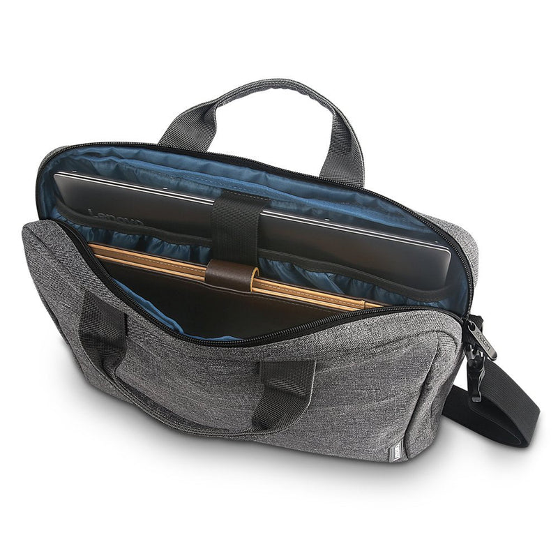 [Australia - AusPower] - Lenovo Laptop Carrying Case T210, fits for 15.6-Inch Laptop and Tablet, Sleek Design, Durable and Water-Repellent Fabric, Business Casual or School, GX40Q17231 Casual Toploader - Grey 