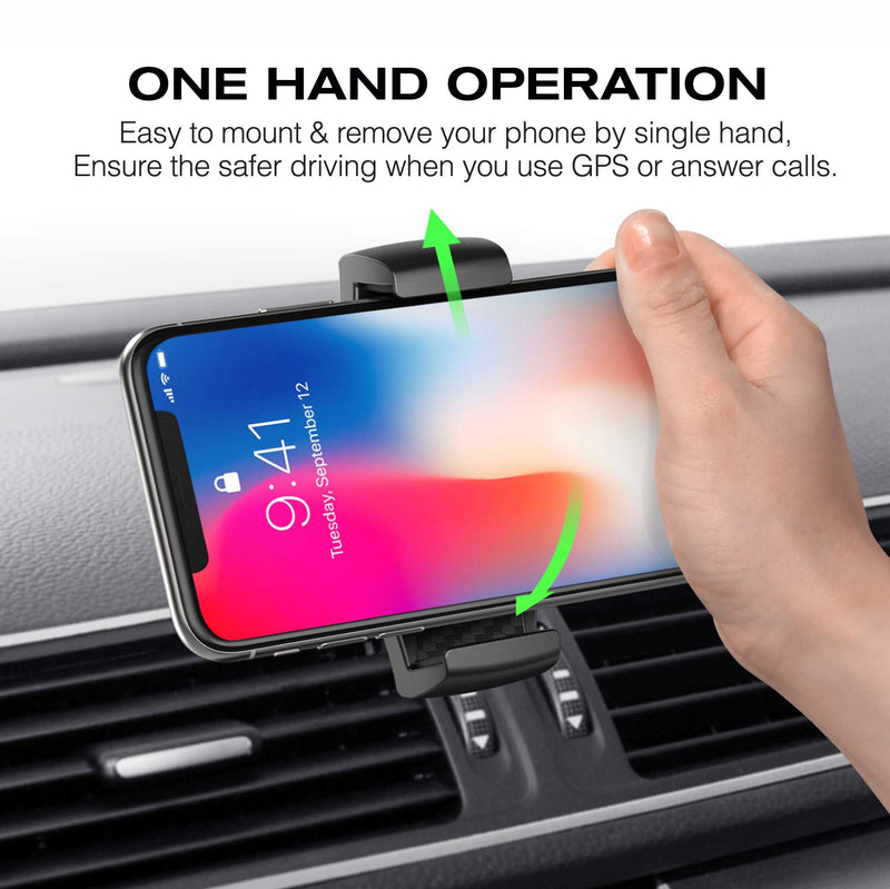 [Australia - AusPower] - JIMISHA Car Phone Holder, Phone Car Mount with Stick On Base Cell Phone Car Mount Sticky Adhesive Mount Holder for 4 inches to 6.5 inches Smartphones 