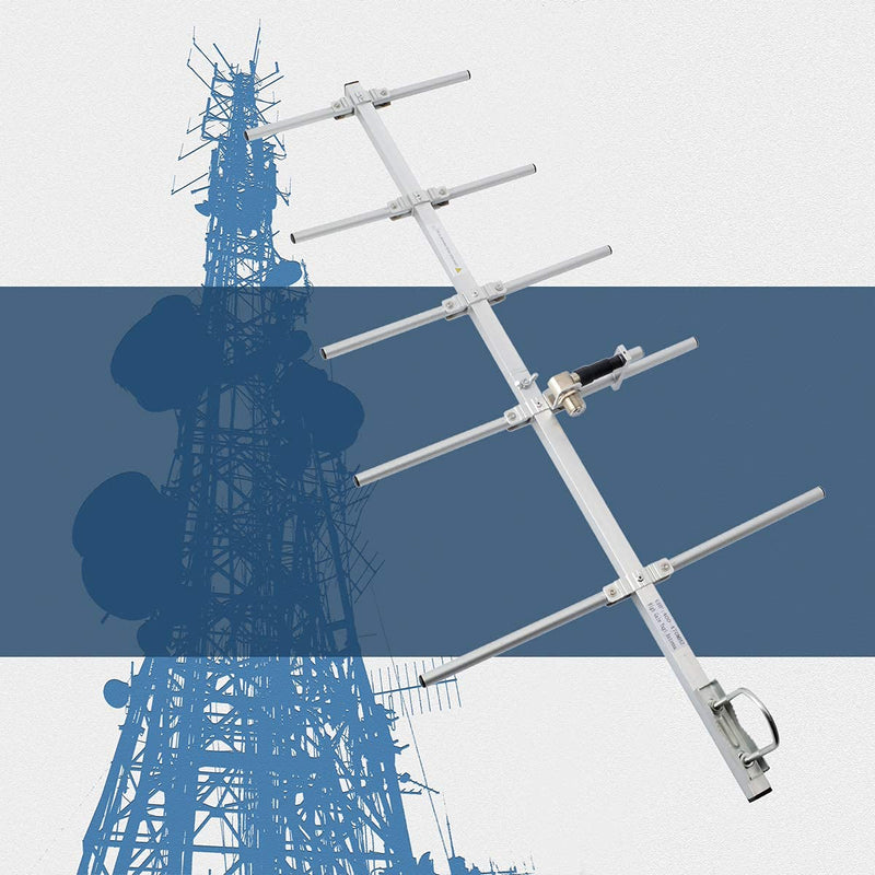 [Australia - AusPower] - TWAYRDIO 9dBi Yagi Antenna UHF 400-470Mhz Foldable 5 Elements Directional Yagi for Baofeng Yaesu Kenwood Amateur Radio Scanner,GMRS Repeater System,433mhz Device 