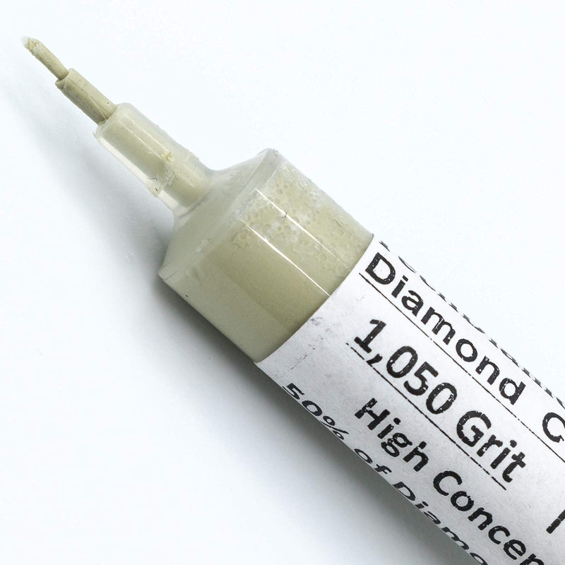 [Australia - AusPower] - TechDiamondTools Diamond Lapping Paste Polishing Compound 1050 Grit Mesh 12-20 Microns Lapidary Paste for Rock Glass Metal Jewelry Resin Marble with High Concentration of Diamond Powder USA Made 1,050 grit / 12 - 20 microns 