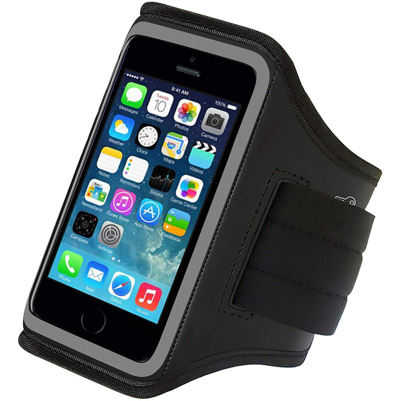 [Australia - AusPower] - i2 Gear Armband for iPod Touch 7th, 6th, 5th Generation MP3 Players & iPhone 5, 5s, 5C with Key Holder & Elastic Strap Extender 