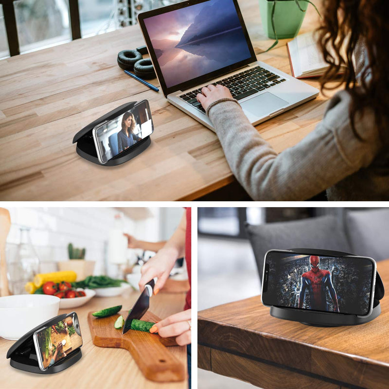 [Australia - AusPower] - Cell Phone Holder for Car, Upgrade 360° Rotatable Phone Mount for Dashboard, Horizontal & Vertical Viewing Friendly Phone Car Mount, Compatible with iPhone Samsung Android Smartphones GPS Devices 