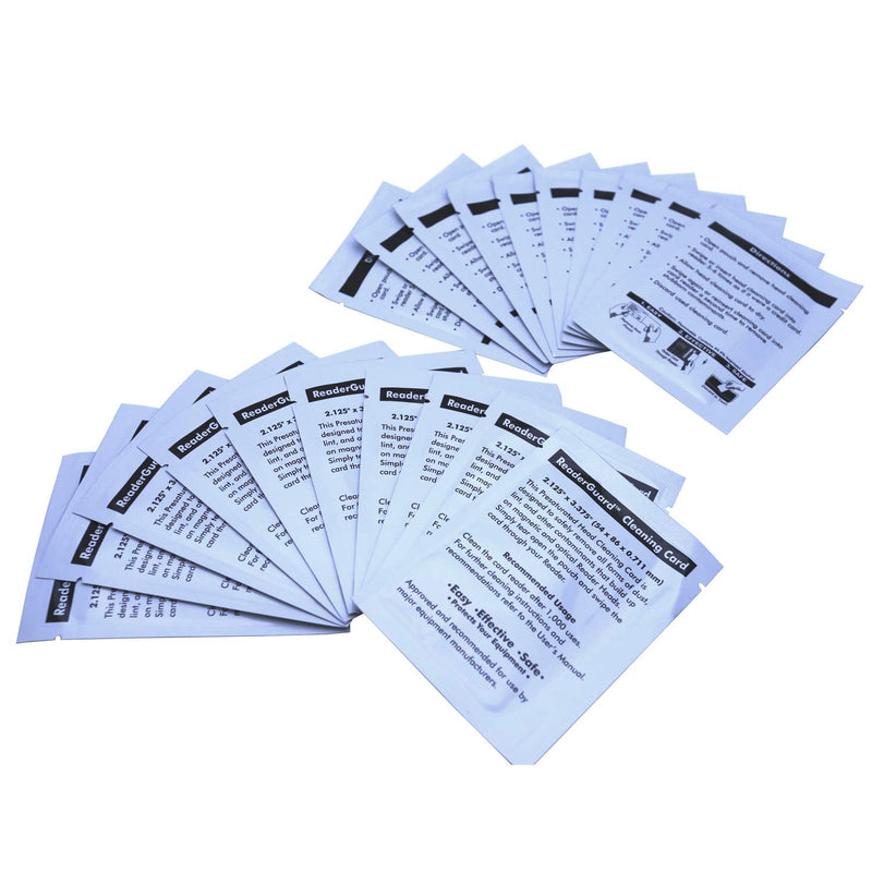 [Australia - AusPower] - Zhi Yin CR80 Cleaning Cards, Dual Side Card Reader Cleaner, POS Swipe Terminal Cleaning Cards CK-CR80 (20pcs) 