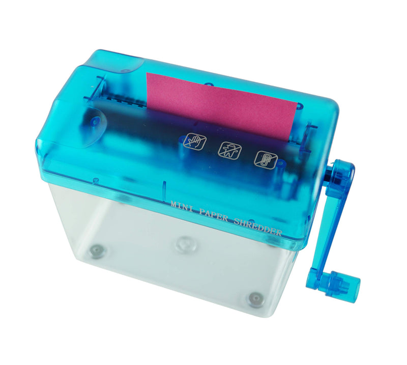 [Australia - AusPower] - HOME-X Hand Crank Paper Document Shredder, Office and Teaching Supplies 