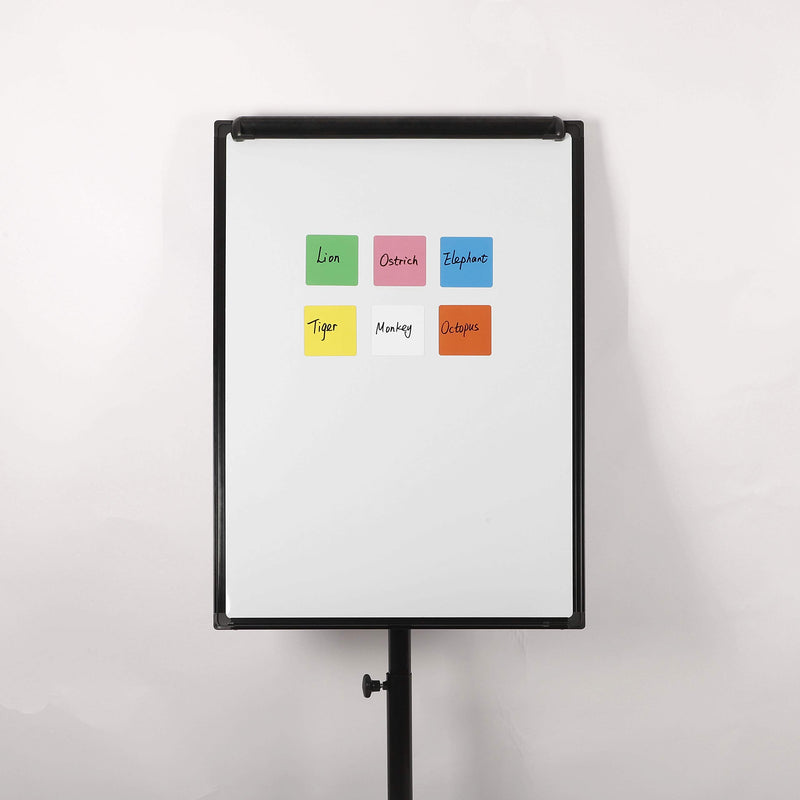 [Australia - AusPower] - Dry Erase Magnets Set - 24 Pack - 4x4" Whiteboard Magnetic Planning Pads Labels - Small White Board Magnet Strips Name Tags for Home, Office and Classroom 4x4 in Colorful 24 Pack 