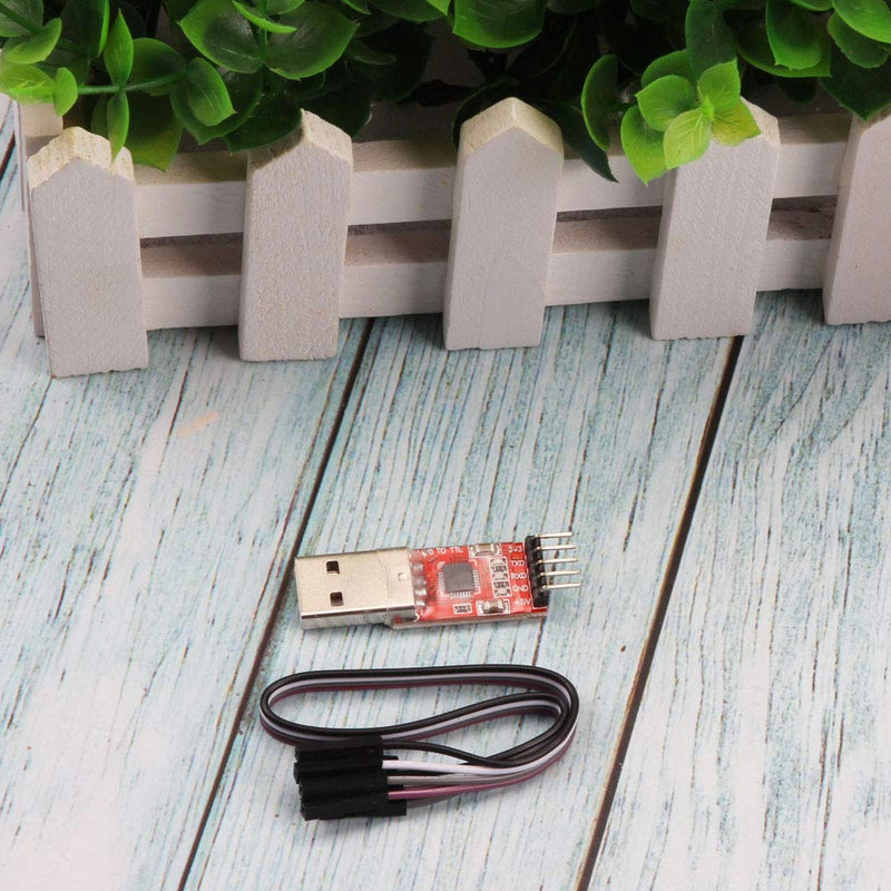 [Australia - AusPower] - Ximimark 4Pcs USB 2.0 to TTL UART 5PIN Module Serial Converter CP2102 STC PRGMR Free Cable 