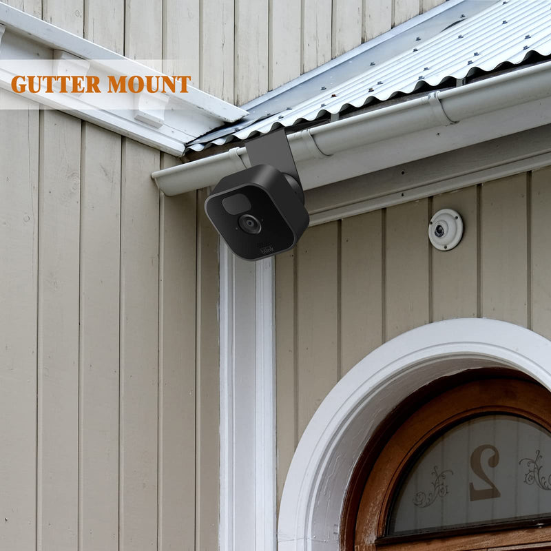 [Australia - AusPower] - HeyMoonTong Gutter/Door Mount for Blink XT2/XT & Blink Outdoor/Indoor Camera - Blink Security Camera Mounting Accessories for Outdoor/Indoor Use in Home/Apartments/Business, No Drilling, No Damage 