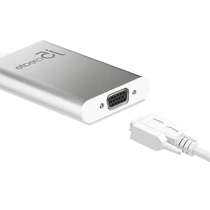 [Australia - AusPower] - j5create USB 2.0 to VGA Display Adapter | Plug & Play USB connectivity, 3 Viewing Modes, Compatible with Windows and Mac 