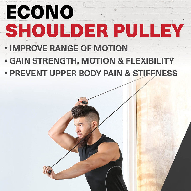 [Australia - AusPower] - Lifeline Econo Shoulder Pulley Over The Door Physical Therapy Exercies for Rehabilitation and Recovery Increase Mobility Stretching Rotator Cuff Frozen Shoulder 