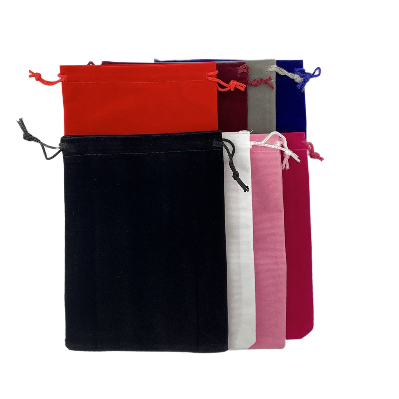 [Australia - AusPower] - Palmhomee Pack of 24 Velvet Drawstring Bags Gift Bag Velvet Pouch For Jewelry Wedding and Party Favor (5x7 Inch, Mixed Colors) 5x7 Inch 