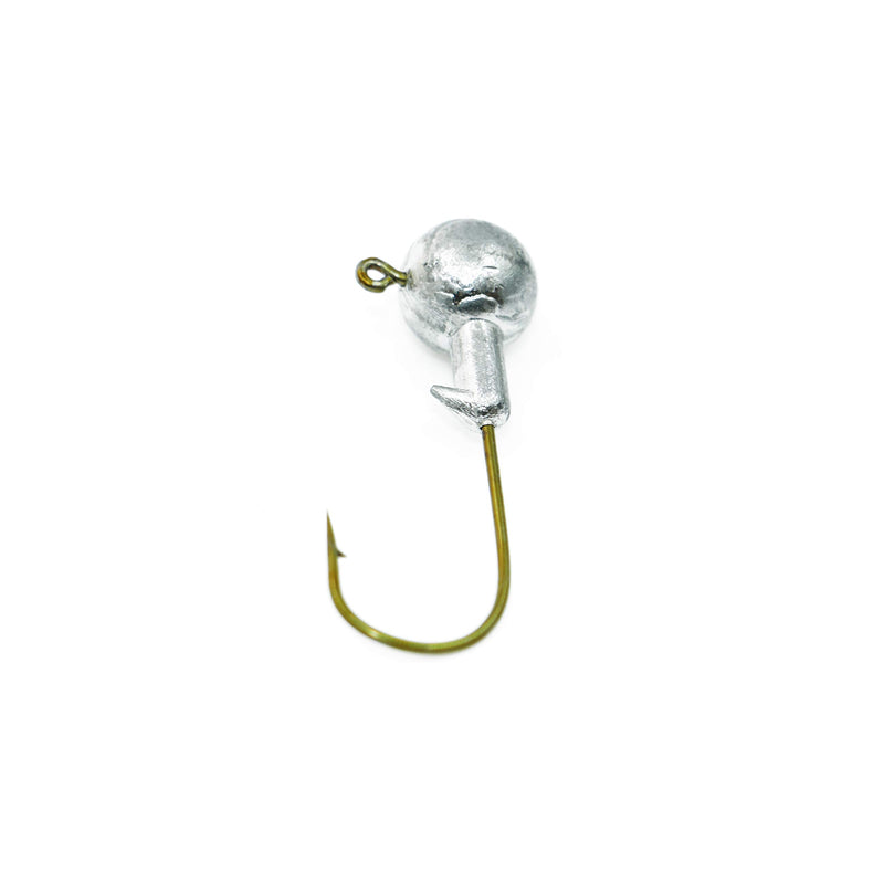 [Australia - AusPower] - Temorah Unpainted Jig Heads,Ball Heads with Bronze Hook Unpainted Bronze Hook 1/2 OZ 20 PCS 