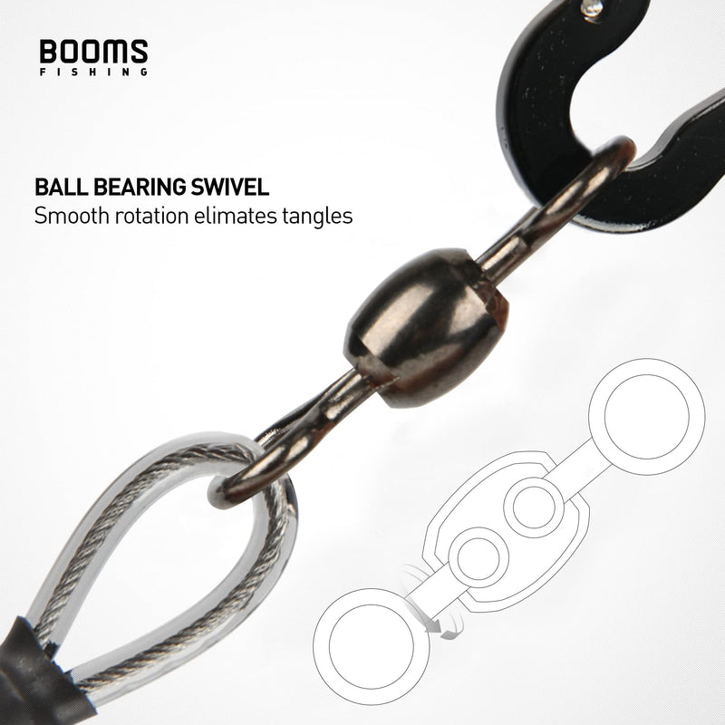 [Australia - AusPower] - Booms Fishing T02 Fishing Pole Tether, Kayak Paddle Leash, Paddle Board Fishing Accessories, Heavy Duty Fishing Lanyard for Fishing Tools/Rods/Paddles 