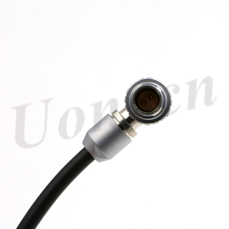 [Australia - AusPower] - Uonecn Teradek Bond Power Cable for ARRI RED Camera Anton Bauer Right Angle 2 Pin Male to D-Tap Spring Cable 12'' Spring cable right angle 2 pin male to Dtap 