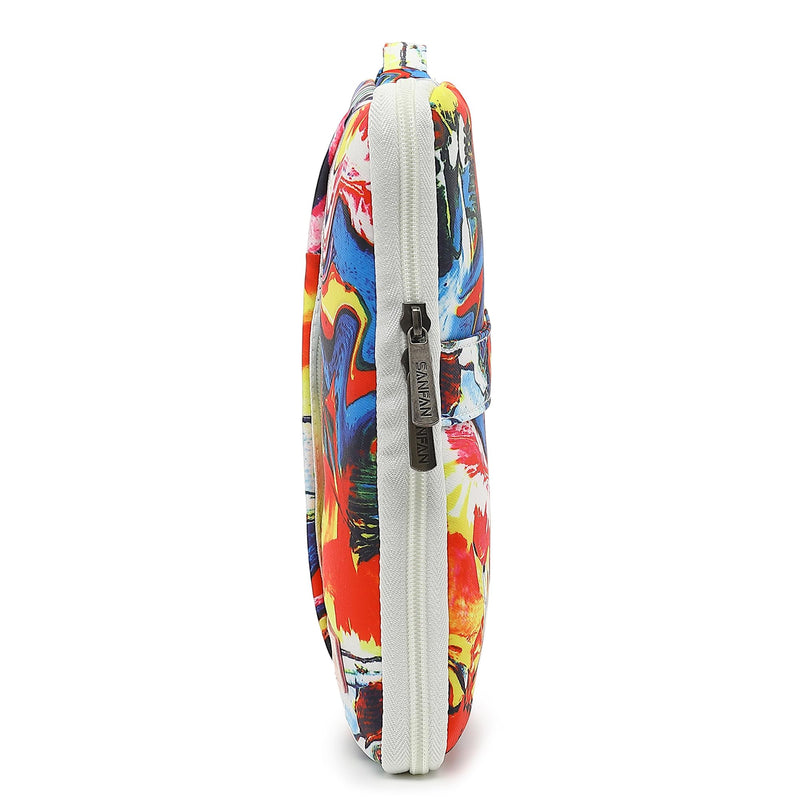 [Australia - AusPower] - SANFAN 360° Protective Laptop Sleeve Case Bag with 2 Pockets,Laptop Cover with Handle and Luggage Strap for MacBook Pro 16 inch and 15 inch-15.6 inch Laptop (Graffiti) Graffiti 