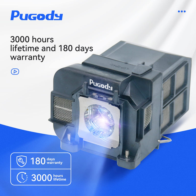 [Australia - AusPower] - Pugody ELPLP77/V13H010L77 Replacement Projector Lamp Bulb for Epson Powerlite EB-1970W 1975W 1980WU 1985WU 4550 4650 4750W 4770W 4855WU 4950WU 4955WU G5910 HC1440 PC 1985 H543C H544C H545M H546M H563C 