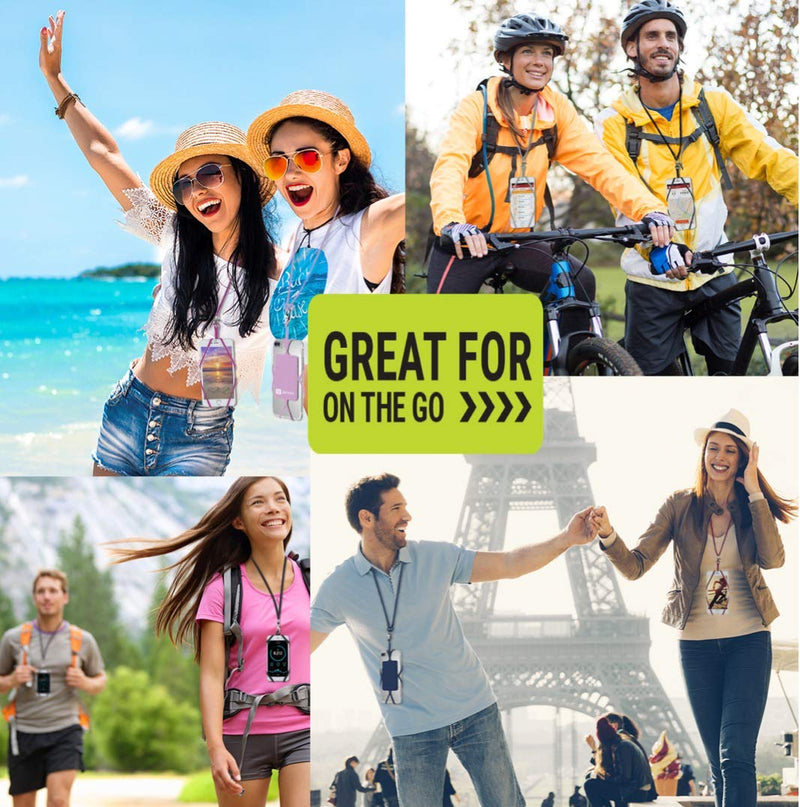 [Australia - AusPower] - Gear Beast Cell Phone Lanyard - Universal Mobile Phone Lanyard with Case Holder, Card Pocket, Soft Neck Strap, and Adjustable Clip - Compatible with iPhone, Galaxy & Most Smartphones - I love Dogs 