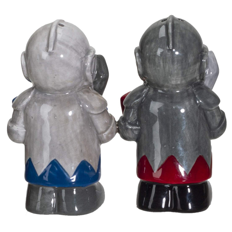 [Australia - AusPower] - Pacific Giftware White and Black Knights Ceramic Salt and Pepper Shakers Set 