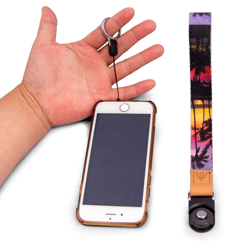 [Australia - AusPower] - Phone Lanyard Detachable Ring Universal Phone Neck Strap Soft Phone Lanyard Neck Strap Case Holder smartphone Strap Coconut Grove 