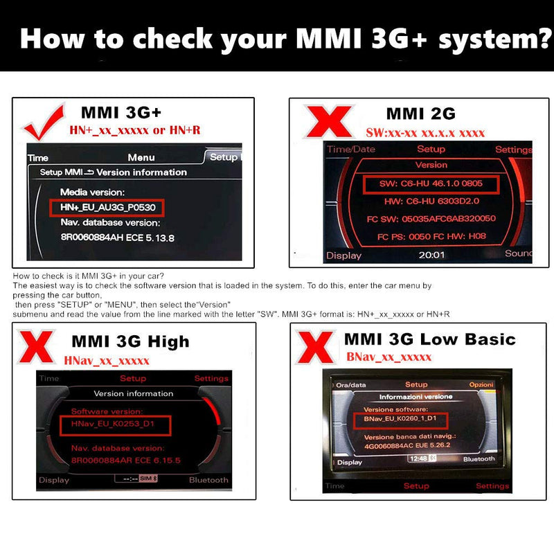 [Australia - AusPower] - AMI Music Interface Char-ge Aux Cable Compatible with A3/A4/A5/A6/A8/S4/S6/S8/Q5/Q7/R8/TT with MMI 3G+ System (1M Length) 