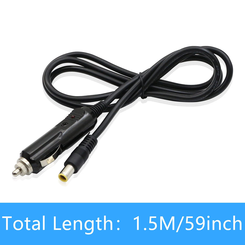 [Australia - AusPower] - GINTOOYUN 12V DC 8mm Car Cigarette Lighter Cable, DC7909 7.9 x 5.5mm Car Charger Power Supply Cord,12V Cable for Car DVR,Bluetooth Speakers,Camera,GPS,Laptop 
