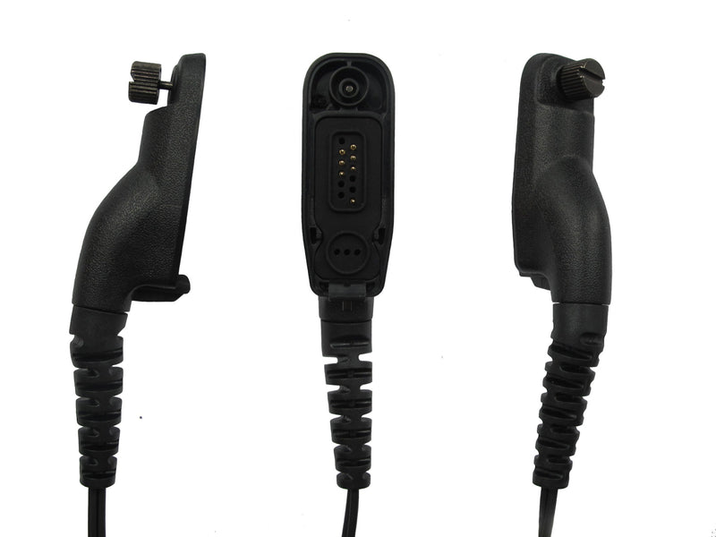 [Australia - AusPower] - bestkong Two Way Radio Earpiece Headset Mic Surveillance Acoustic Tube Earbud 2-Wire for Motorola Mototrbo XPR6300 XPR6350 XPR6500 XPR6550 XPR6580 P25 APX4000 APX6000 APX7000 