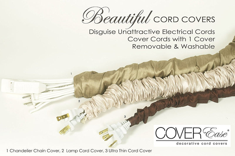 [Australia - AusPower] - Black Night CoverEase 9 Feet Lamp Cord Cover Tube 