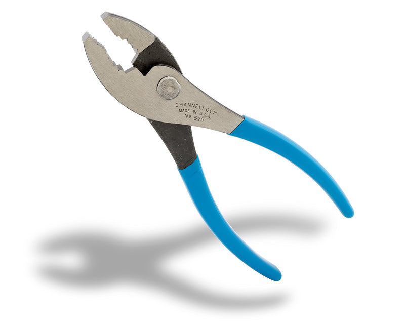 [Australia - AusPower] - Channellock 526 6-Inch Slip Joint Pliers | Utility Plier with Wire Cutter | Serrated Jaw Forged from High Carbon Steel for Maximum Grip on Materials | Specially Coated for Rust Prevention| Made in USA 6.5-Inch 