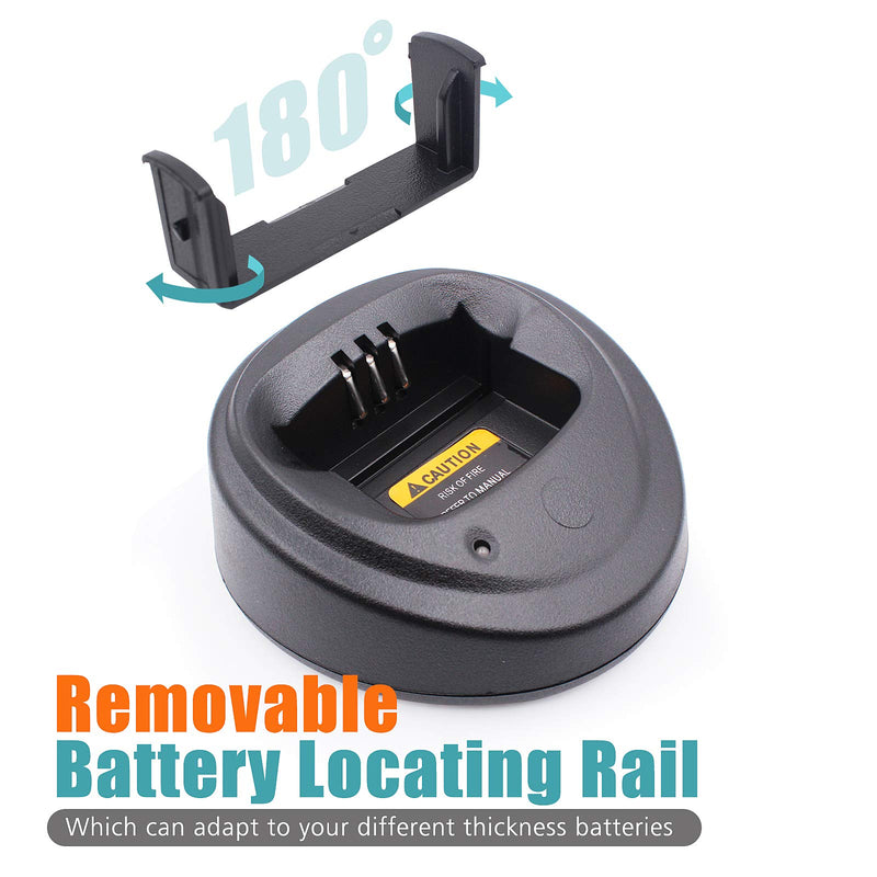 [Australia - AusPower] - Replace WPLN4137BR WPLN4137 Charger for Motorola CP200 CP200D PR400 EP450 DEP450 CP040 CP150 CP180 Rapid Charger 