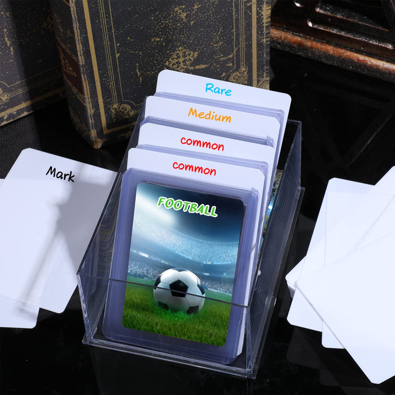 [Australia - AusPower] - 60 Pieces White Card Dividers Trading Card Dividers Frosted Style Brand Large Size Baseball Card Dividers for Games and Sports Cards 