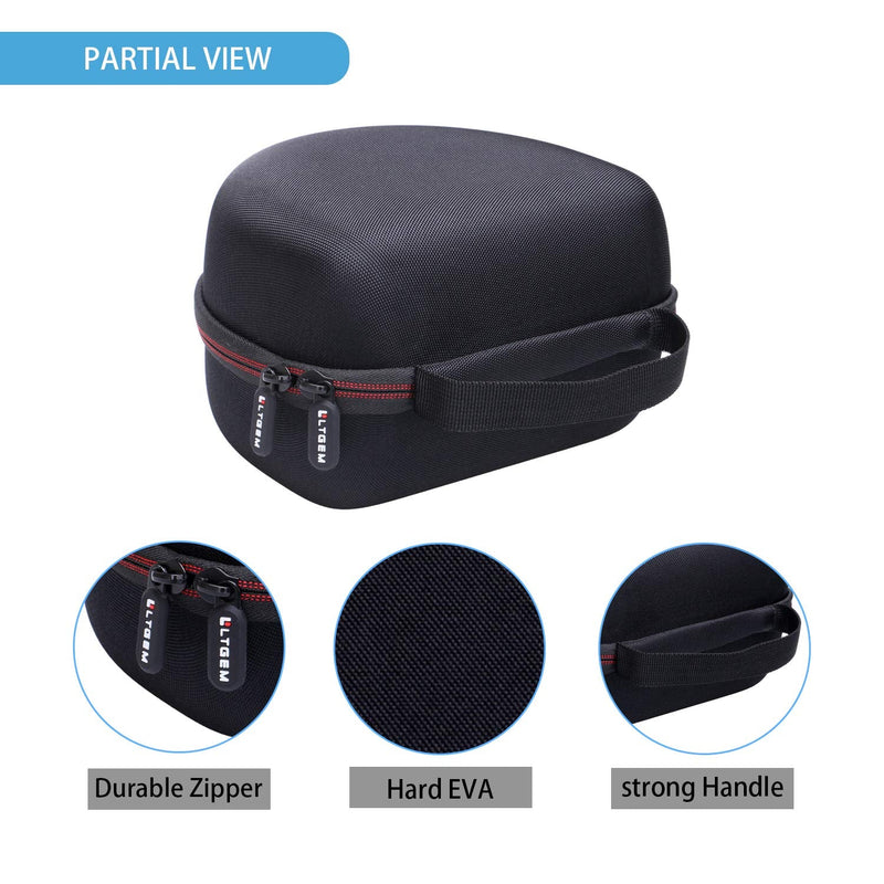 [Australia - AusPower] - LTGEM Storage Travel Protective Carrying Case for Audio-Technica ATH-M50X/M30x/M20X/M20xBT/M40x/M50xBT2/M60X/M70X/ATH-M50xSTS XLR Professional Studio Monitor Headphones(Black+Grey) Grey 