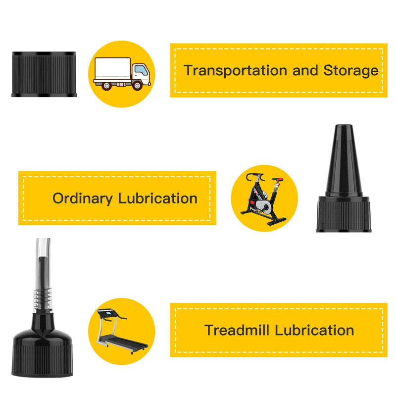 [Australia - AusPower] - 100% Silicone Treadmill Lubricant/Treadmill Lube, 4 Ounces Premium Silicone Oil for Treadmill Belt Lubrication, Easy to Apply Treadmill Belt Lubricant Oil, Suitable for Nearly All Type of Treadmills 