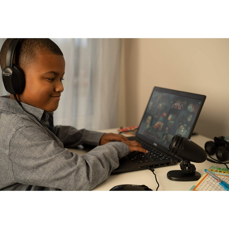[Australia - AusPower] - Cyber Acoustics USB Microphone - Directional USB Mic with Mute Button - Perfect for Eduction, Work at Home or Gaming Mic - Compatible with PC and Mac (CVL-2005) CVL-2005 