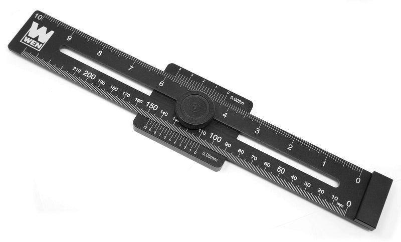 [Australia - AusPower] - WEN ME251R 10-Inch Aluminum Offset Marking Gauge and Layout Tool with Laser-Etched Scale 
