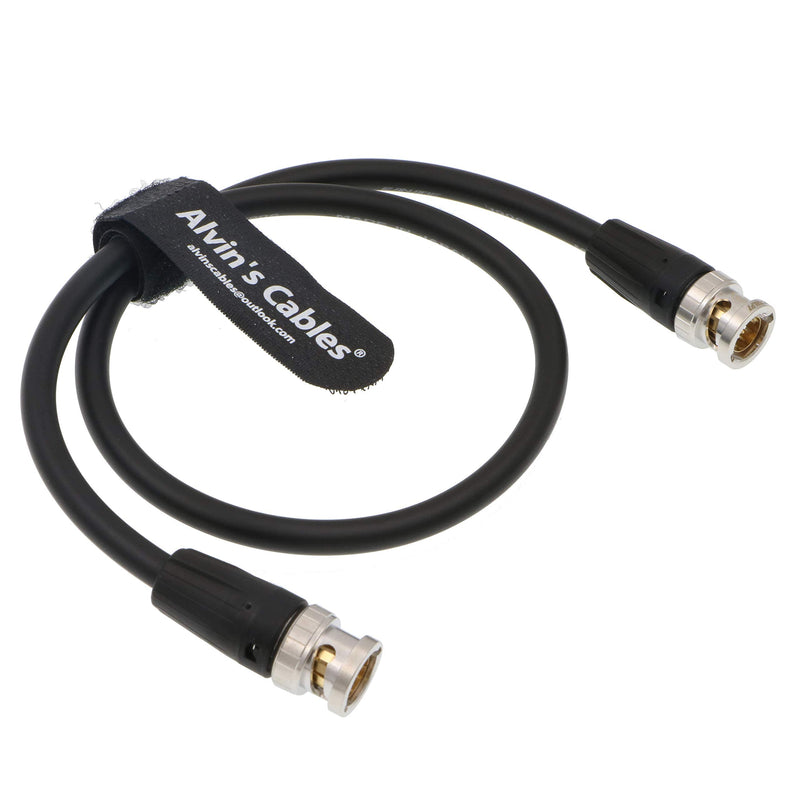 [Australia - AusPower] - Alvin's Cables 12G SDI Cable HD SDI BNC to BNC Male Video Coaxial Cable for 4K Video Camera 50cm| 19 Inches BLACK 