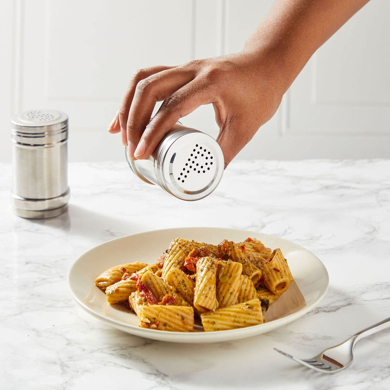 [Australia - AusPower] - Stainless Steel Salt and Pepper Shakers Set for Kitchen Condiments (3.5 In, 2 Pieces) 